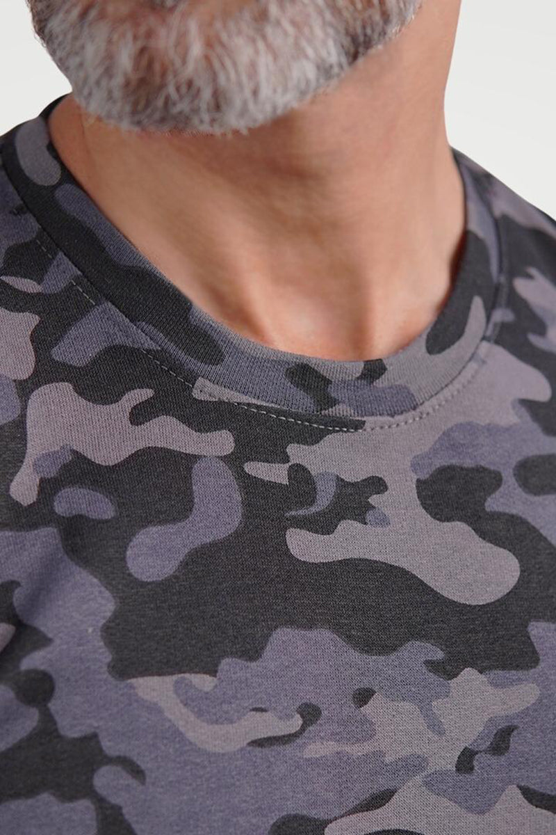 Vivid Camouflage Terry Sweatshirt