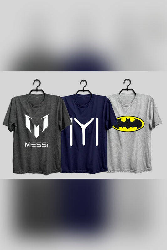 Pack Of 3 Printed T-Shirts 19