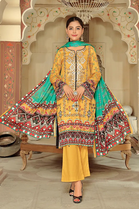 Summer Embroidered Lawn BR-1035
