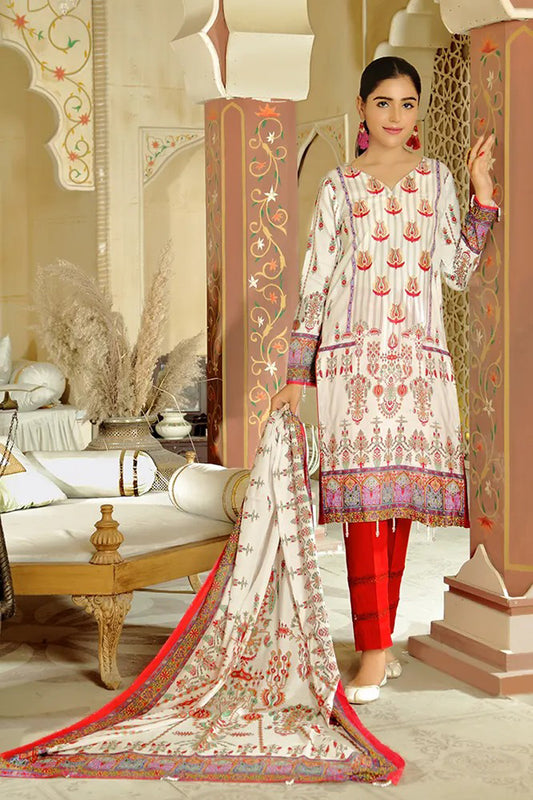 Summer Embroidered Lawn BR-1043