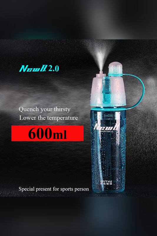 New B Sport Bottle with Spray 600ml