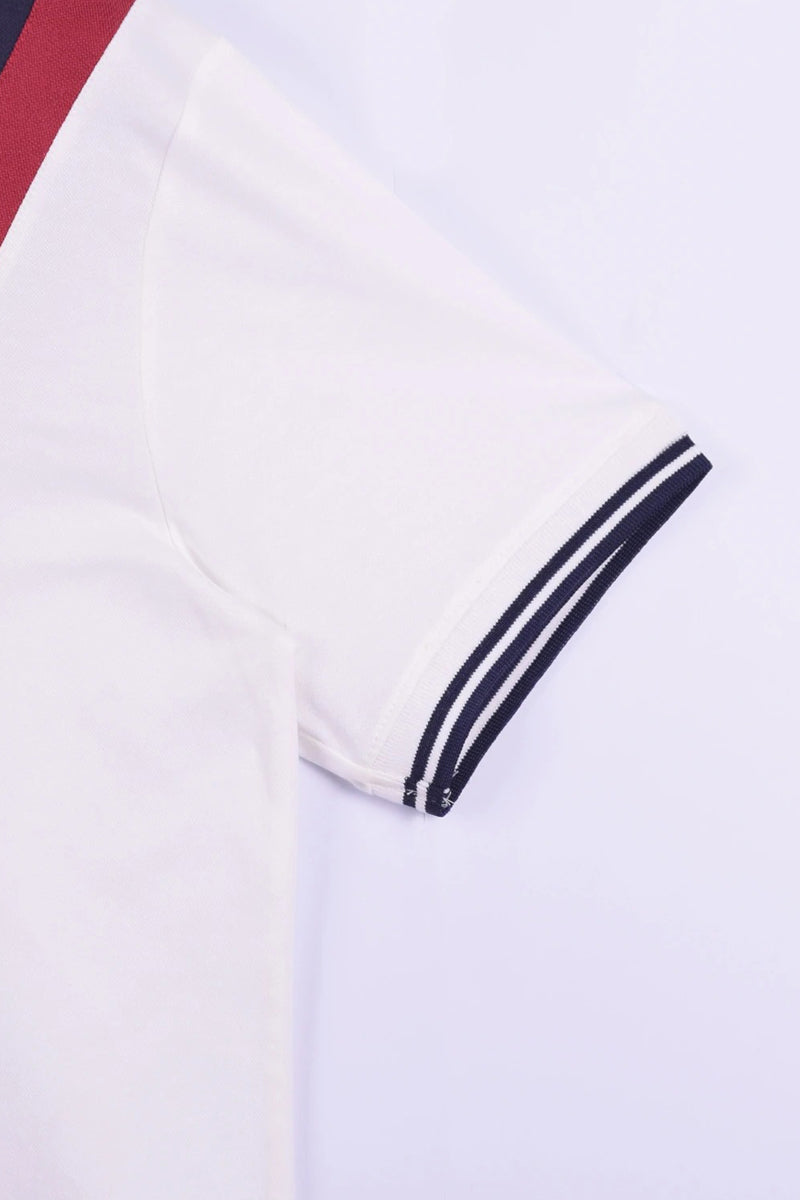 Men's Twin Tipped V Fashion Polo Shirt