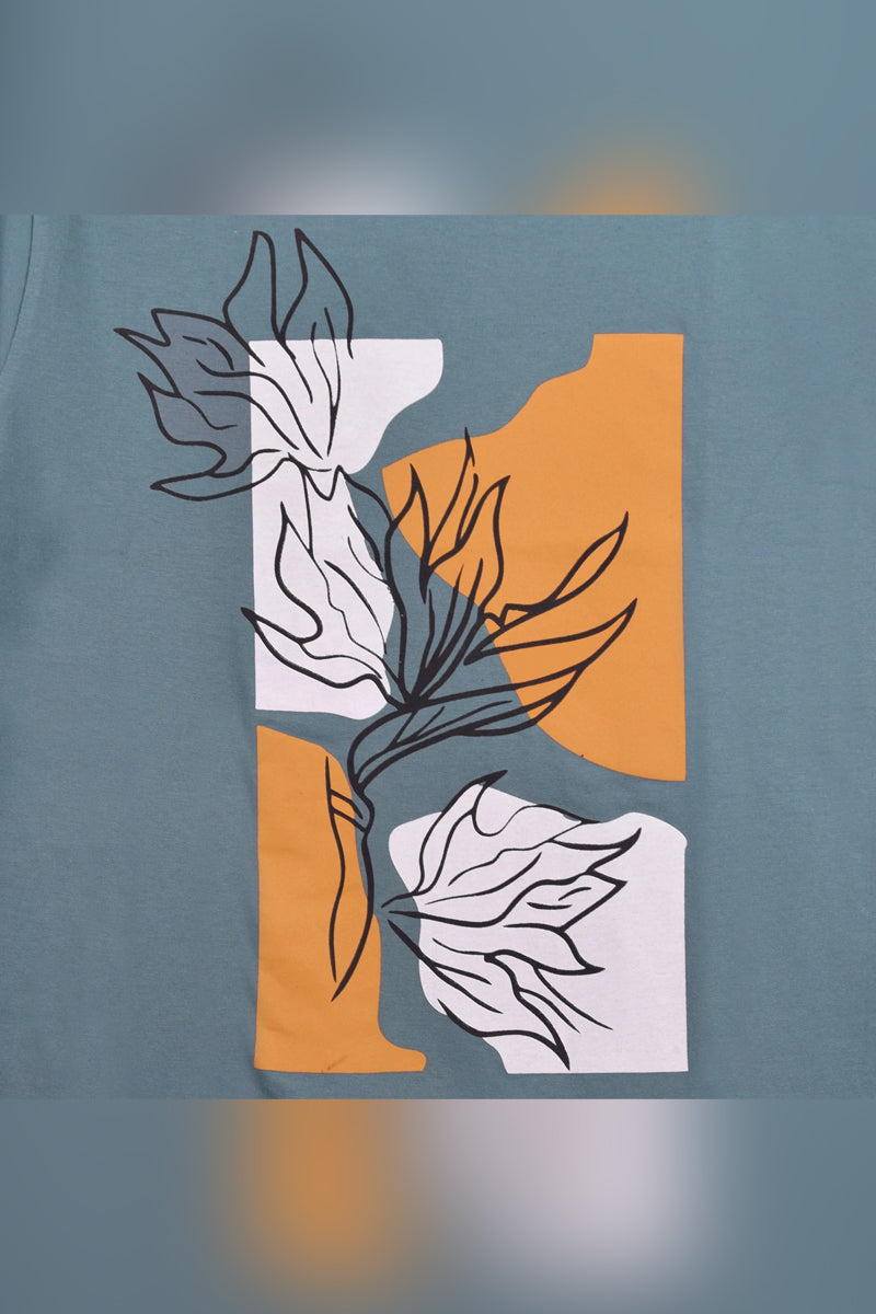 Women's Floral Print Tee Shirt