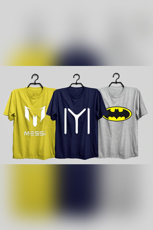 Pack Of 3 Printed T-Shirts 17