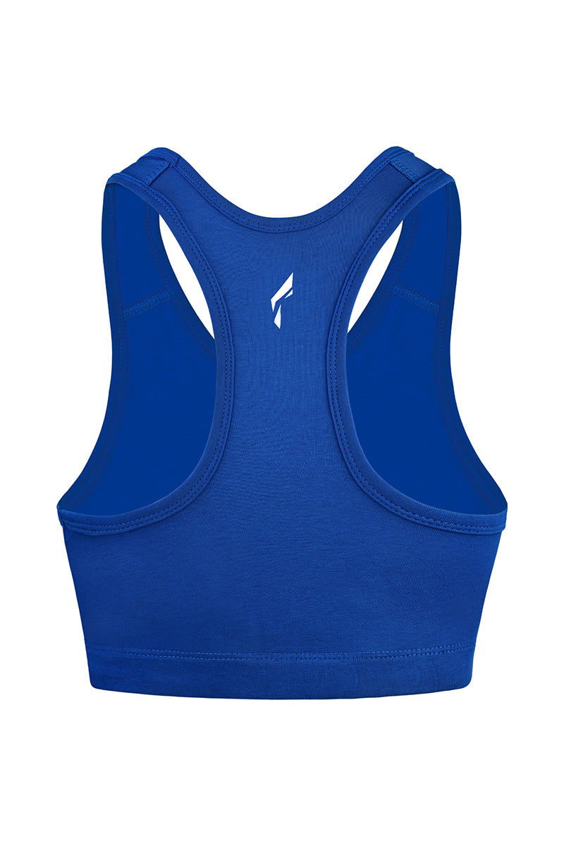 Flush Women's Seamless Sports Bra, Support for Yoga Gym Royal Blue