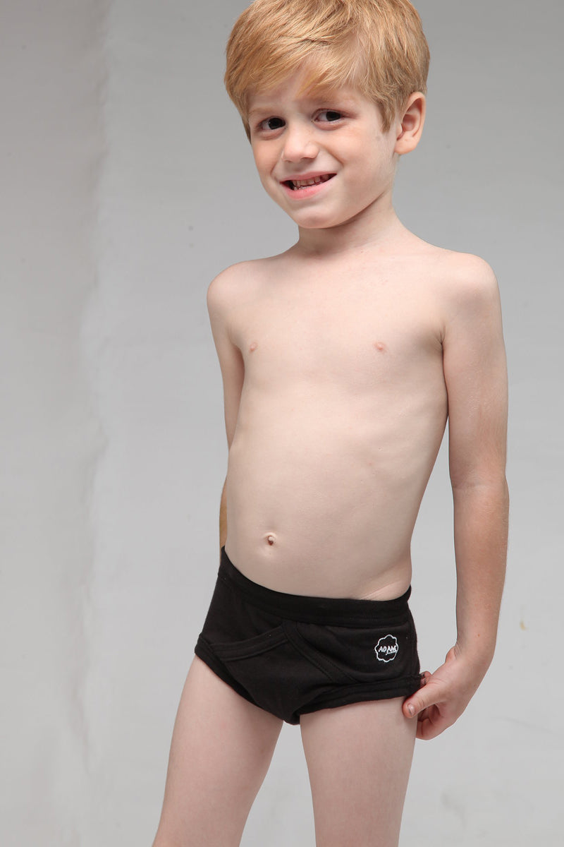 Brief Black For Boys (Pack Of 1)