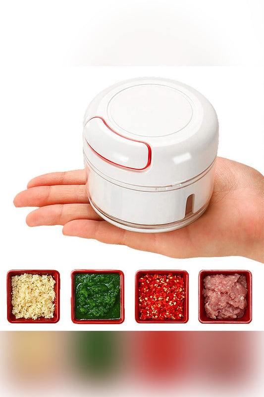 Mini Hand Pull Manual Garlic Food Chopper