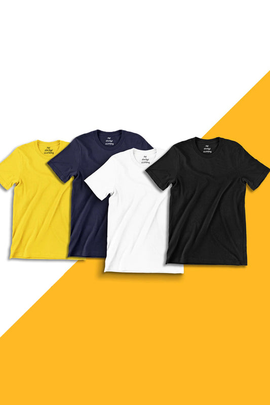 Pack-Of-4-Plain-Half-Sleeves-T-Shirts-2