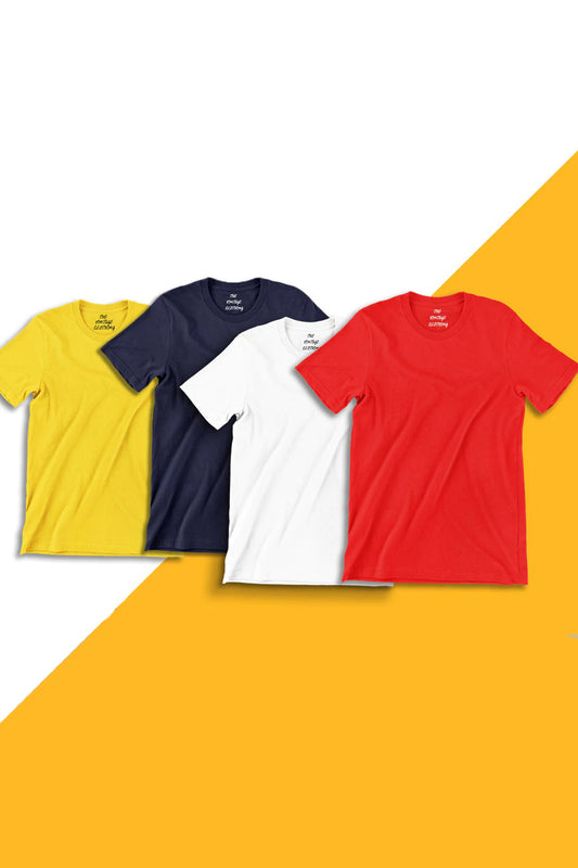 Pack-Of-4-Plain-Half-Sleeves-T-Shirts-3