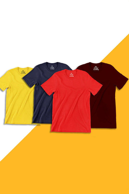 Pack-Of-4-Plain-Half-Sleeves-T-Shirts-6