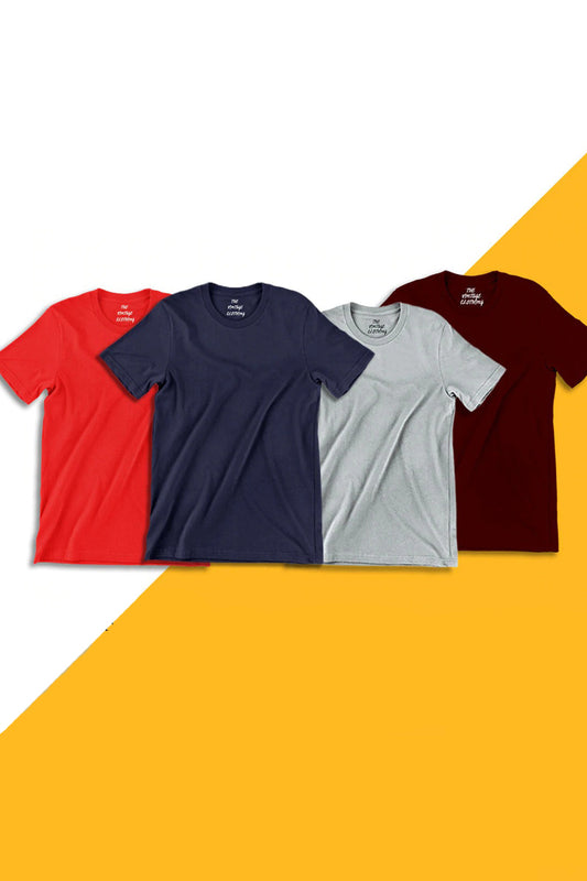Pack-Of-4-Plain-Half-Sleeves-T-Shirts-8