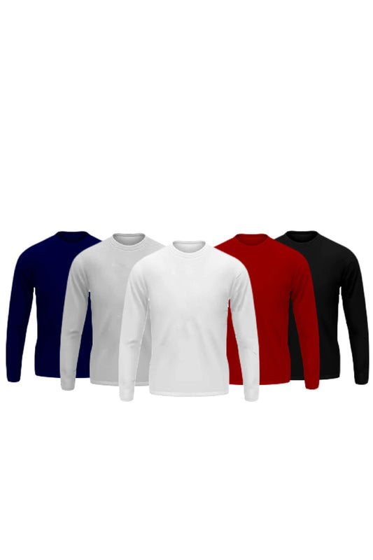 Pack-Of-5-Round-Neck-Full-Sleeves-T-Shirts-3