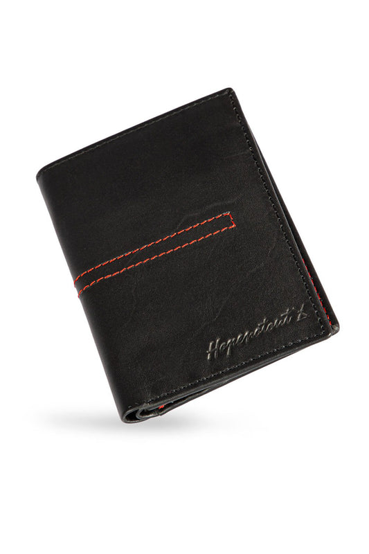 Black Leather Wallet HMWLT210002
