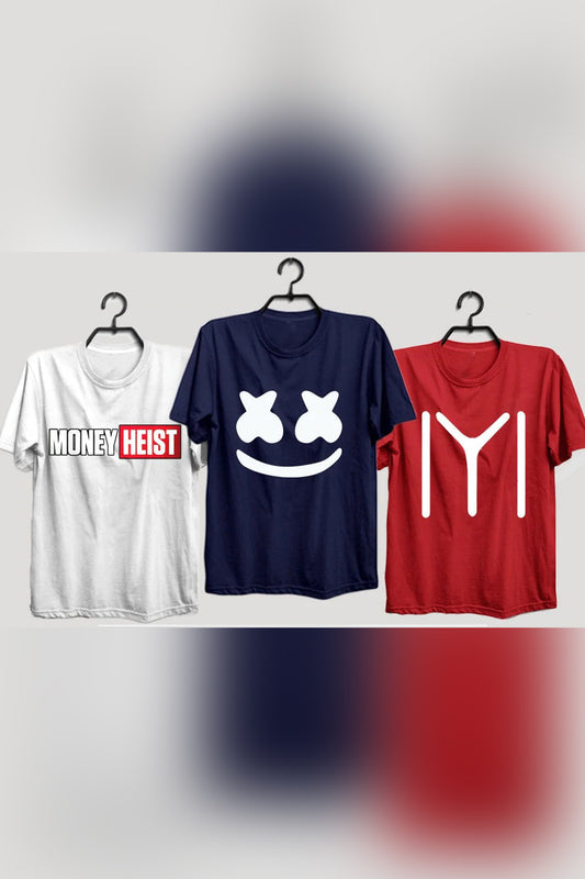 Pack Of 3 Printed T-Shirts 16