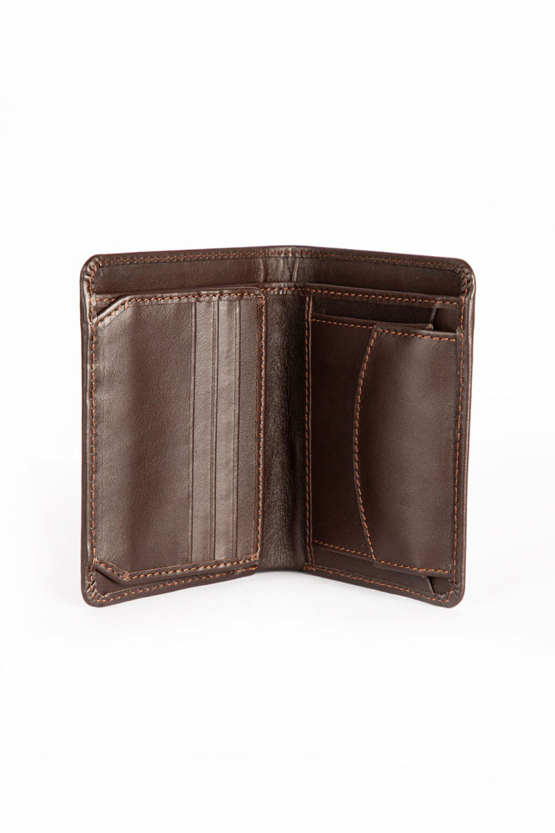 Brown Leather Wallet HMWLT210005