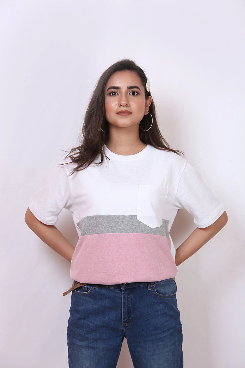 T-Shirt 3 In 1 with Pocket - Womens