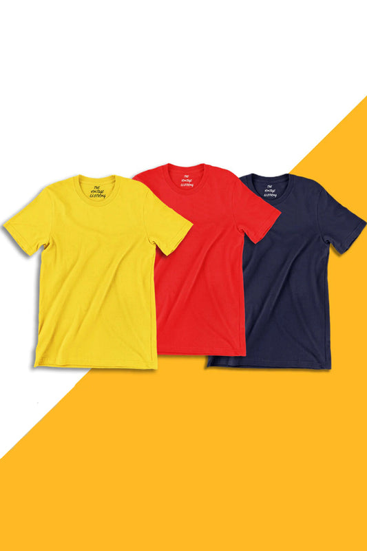 Pack-Of-3-Plain-Half-Sleeves-T-Shirts-5