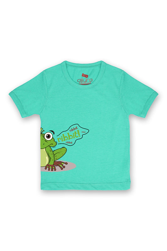 Allurepremium T-shirt H-S P Green Frog