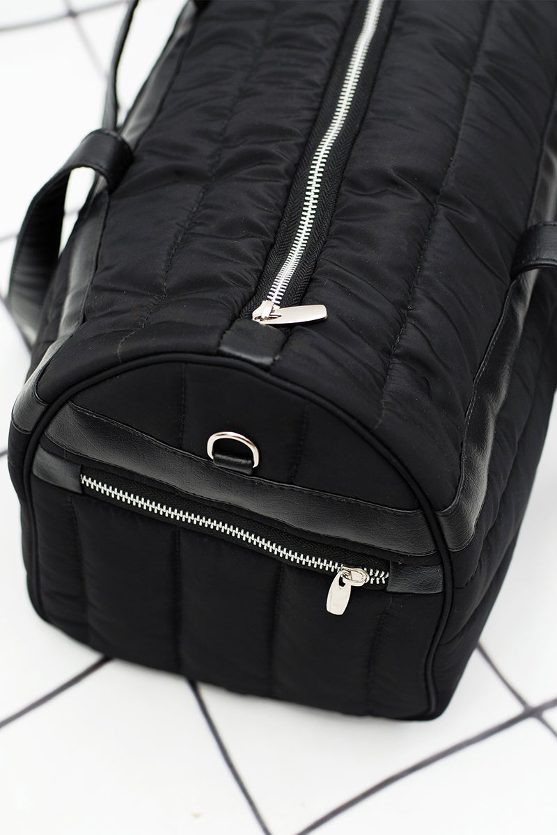 Cordovan Black Duffle Bag