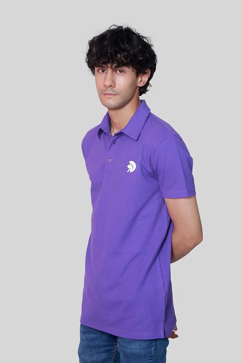 Basic Polo Shirt - Purple