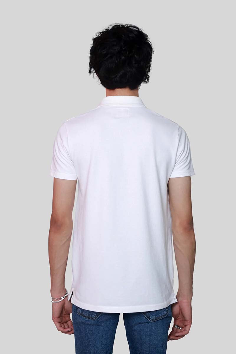 Basic Polo Shirt - White