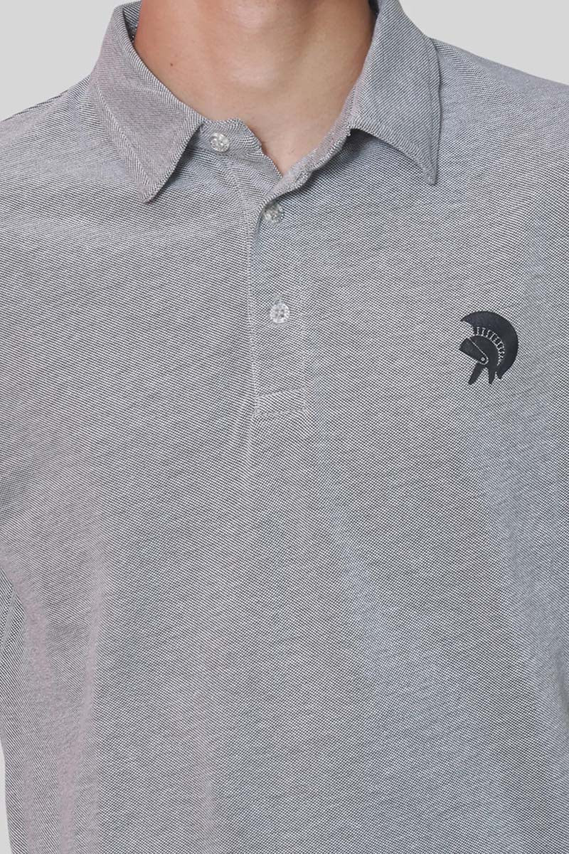 Basic Polo Shirt - Silver Grey