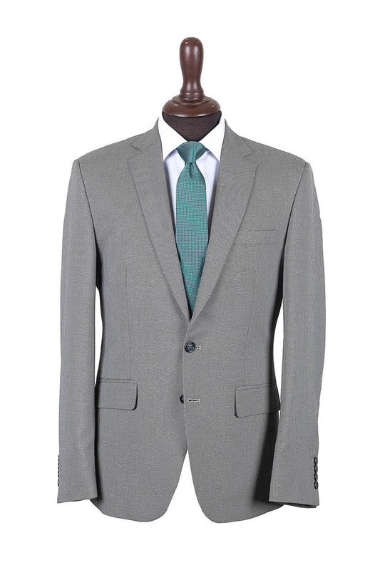 Grey Birdseye Suit