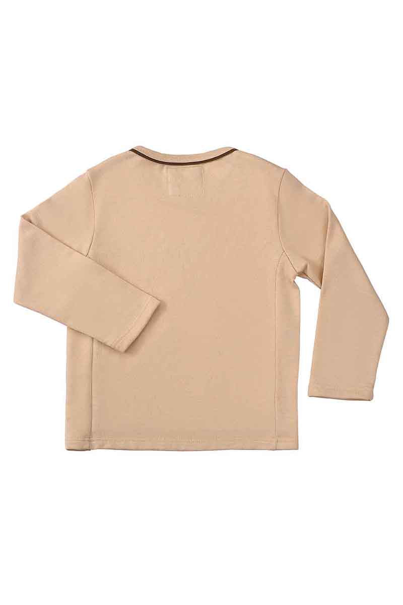 Kds-Bc-12684 Sweat Shirt L/Khaki