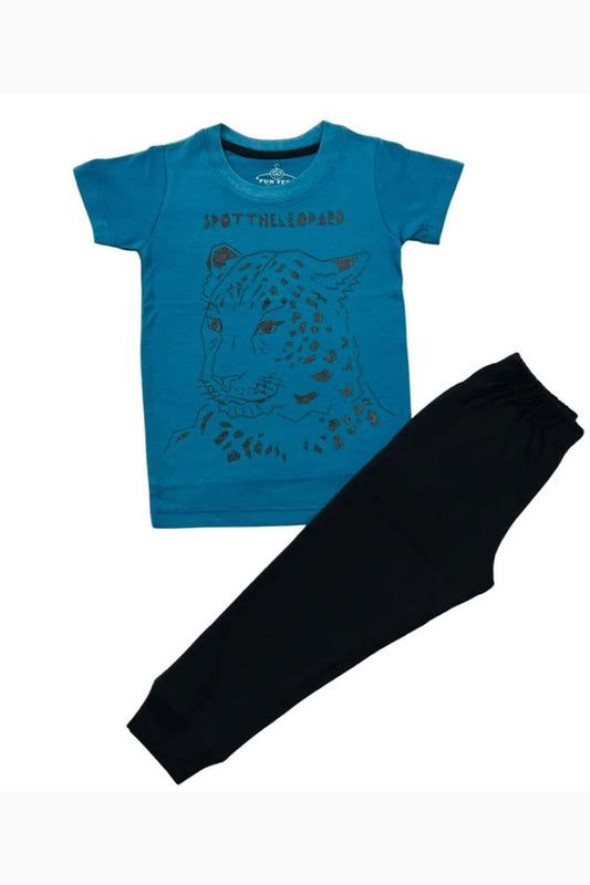 Leopard Tee with Trouser