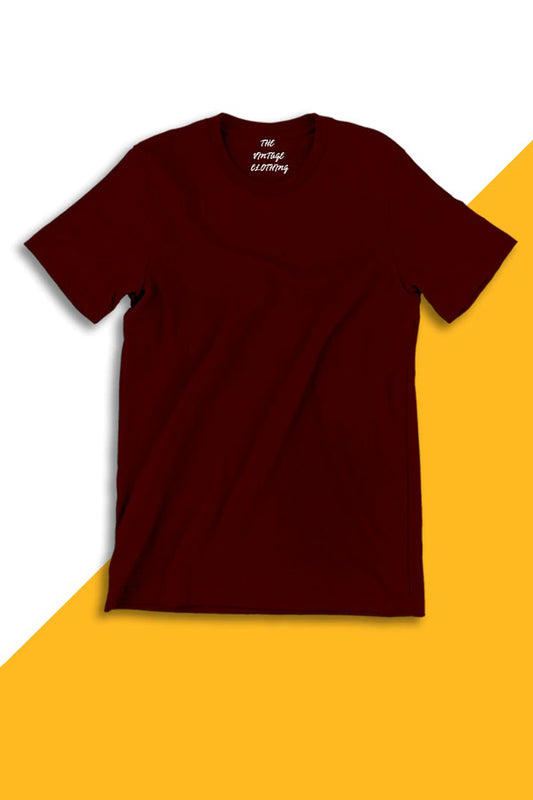 Plain Half Sleeves T-Shirt 5
