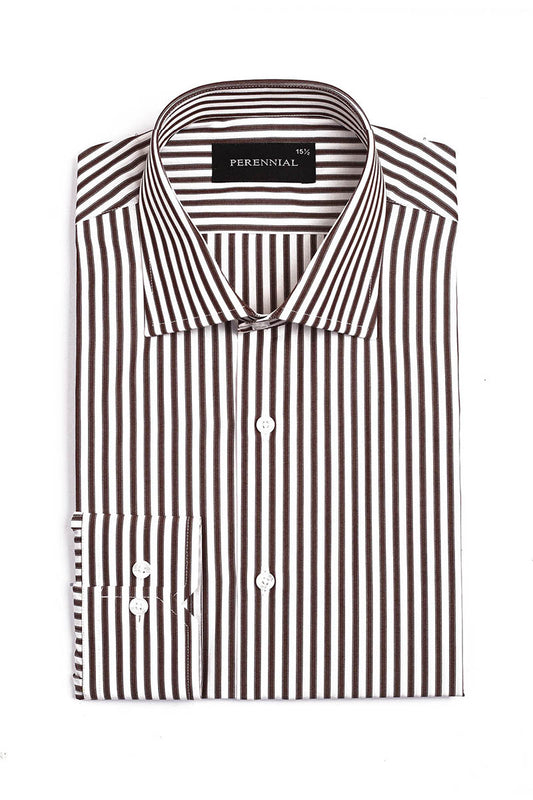 Brown Bengal Stripe Shirt