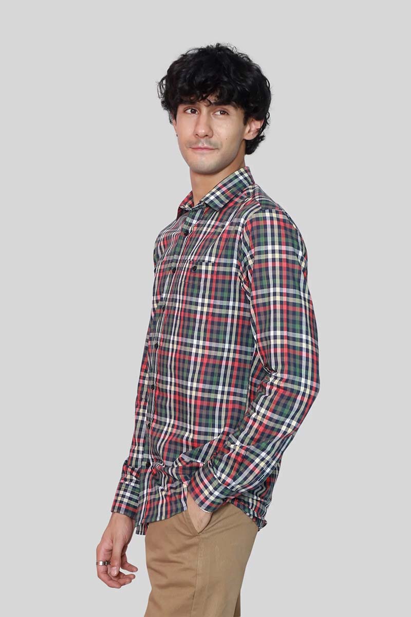 Plaid Checkered Multicolor Shirt