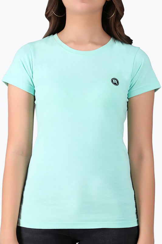 Rivvet Logo Print Celeste T-Shirt