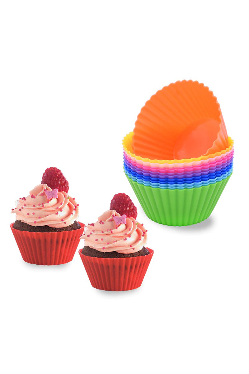 Silicone Cup Cake Mould- Pack Of 3