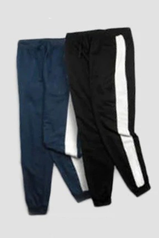 Pack Of 2 Side Strip Stripe Joggers Pant Trouser