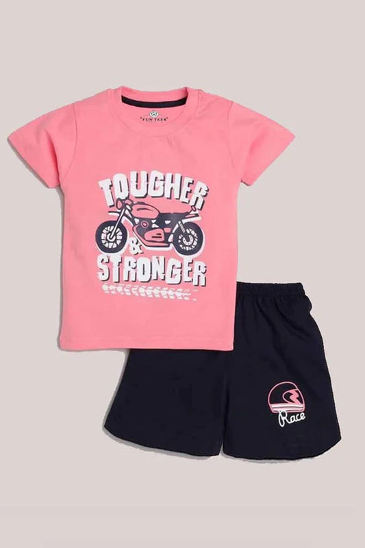 Tougher & Stronger Tee with Shorts - 1