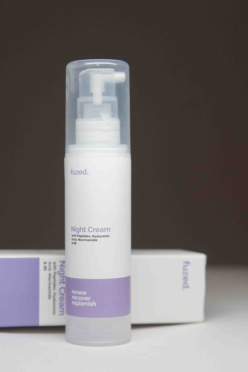 Night Cream with Niacinamide, Hyaluronic Acid, Peptides & B5