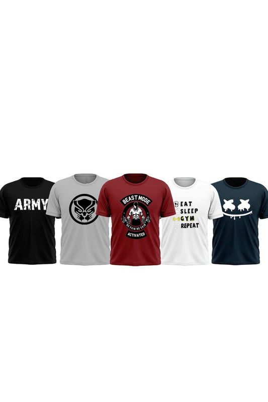 Pack-Of-5-Printed-T-Shirt-4