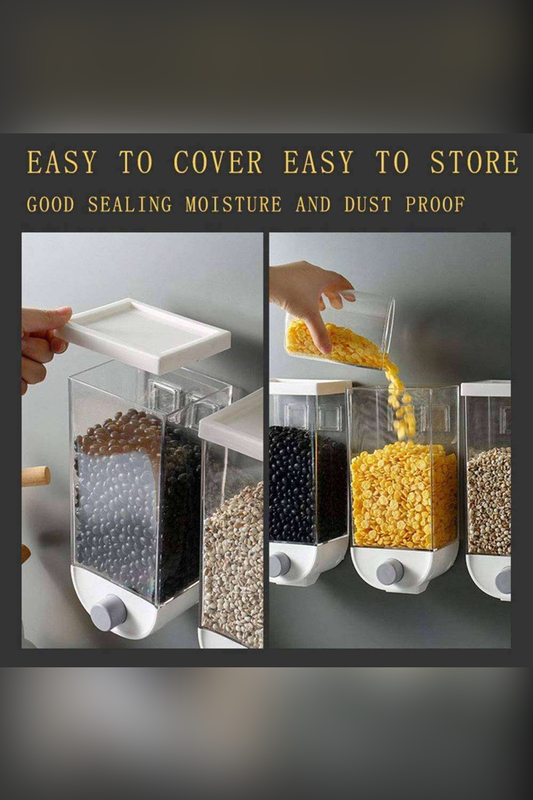 1.5 Liter Single Piece Wall Mounted Cereal Dispenser
