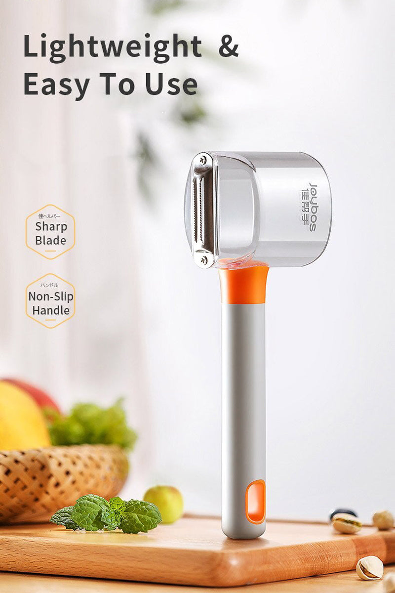 Canstore Multifunctional Stainless Steel Fruit And Vegetable Peeler With Storage Cup
