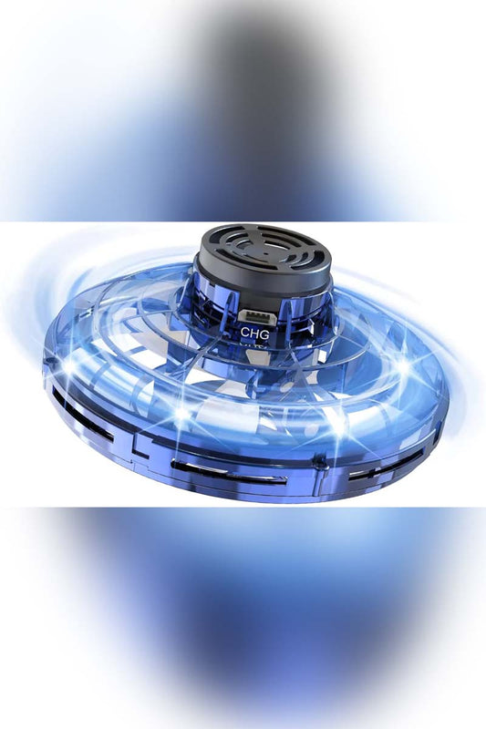Flying Spinner 360 Rotation with LED Light, Hand Mini Drone Flying for Kids & Adults