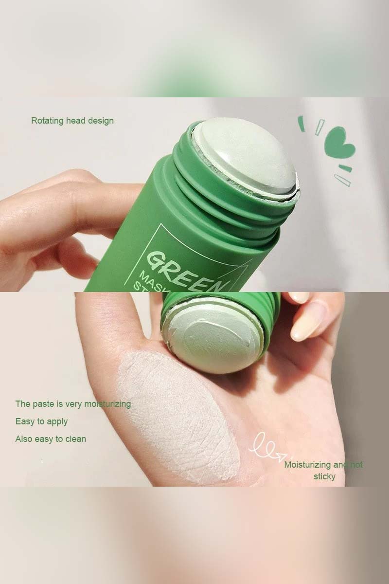 Green Tea Clean Face Mask Stick Cleans Pores Dirt & Moisturizing Skin