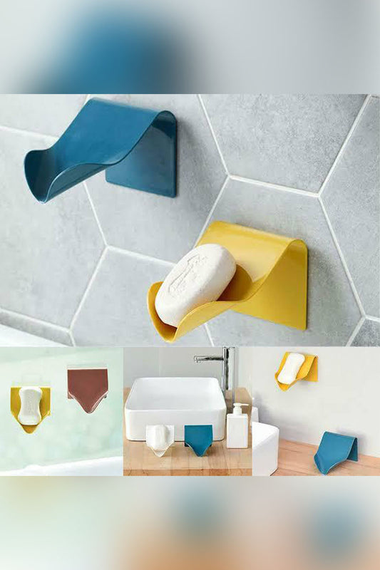 Sticky Wall Mounted Drainage Soap Holder/Tray