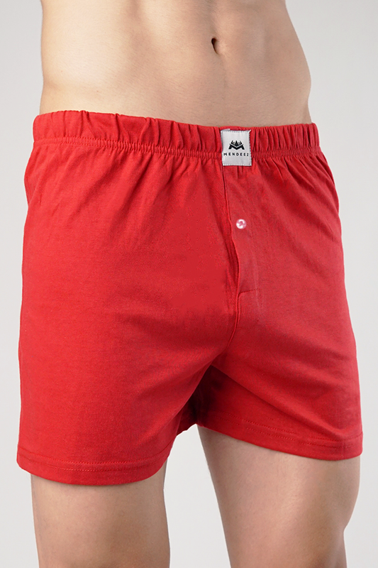 Maroon Jersey Boxer Shorts