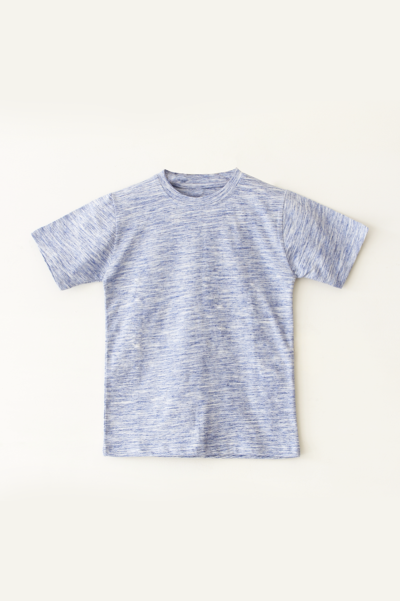Blue Texture T-Shirt For Boys