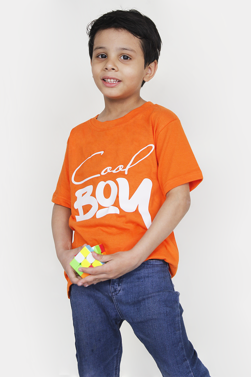 Multicolors Cool Boy T-Shirt For Boys
