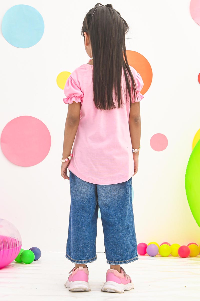 Girls Summer T-Shirt GS2308-Pink