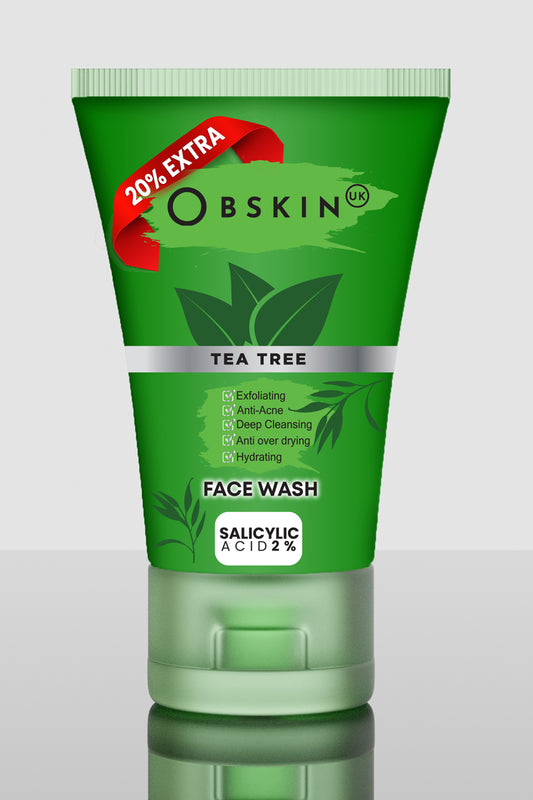 Obskin Tea Tree Oil Facewash with Salicylic Acid 100ml