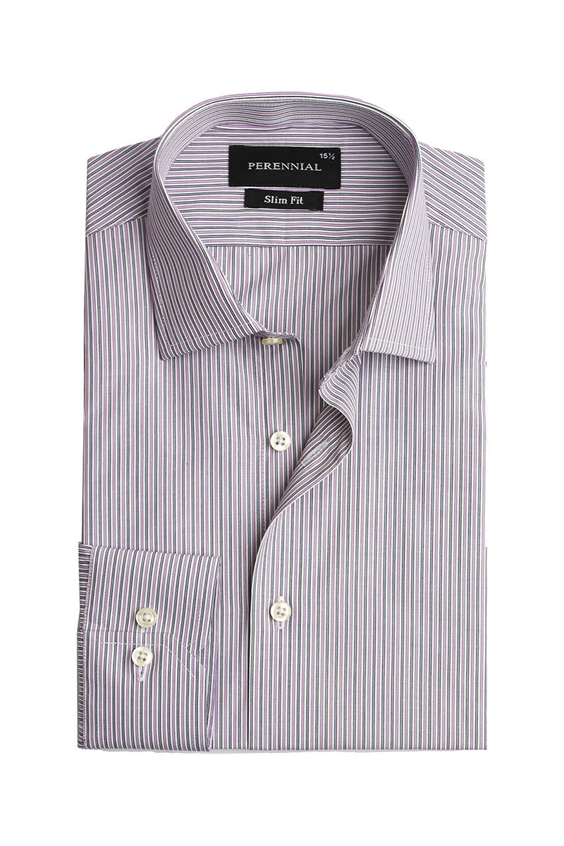 Purple Black Stripes Shirt