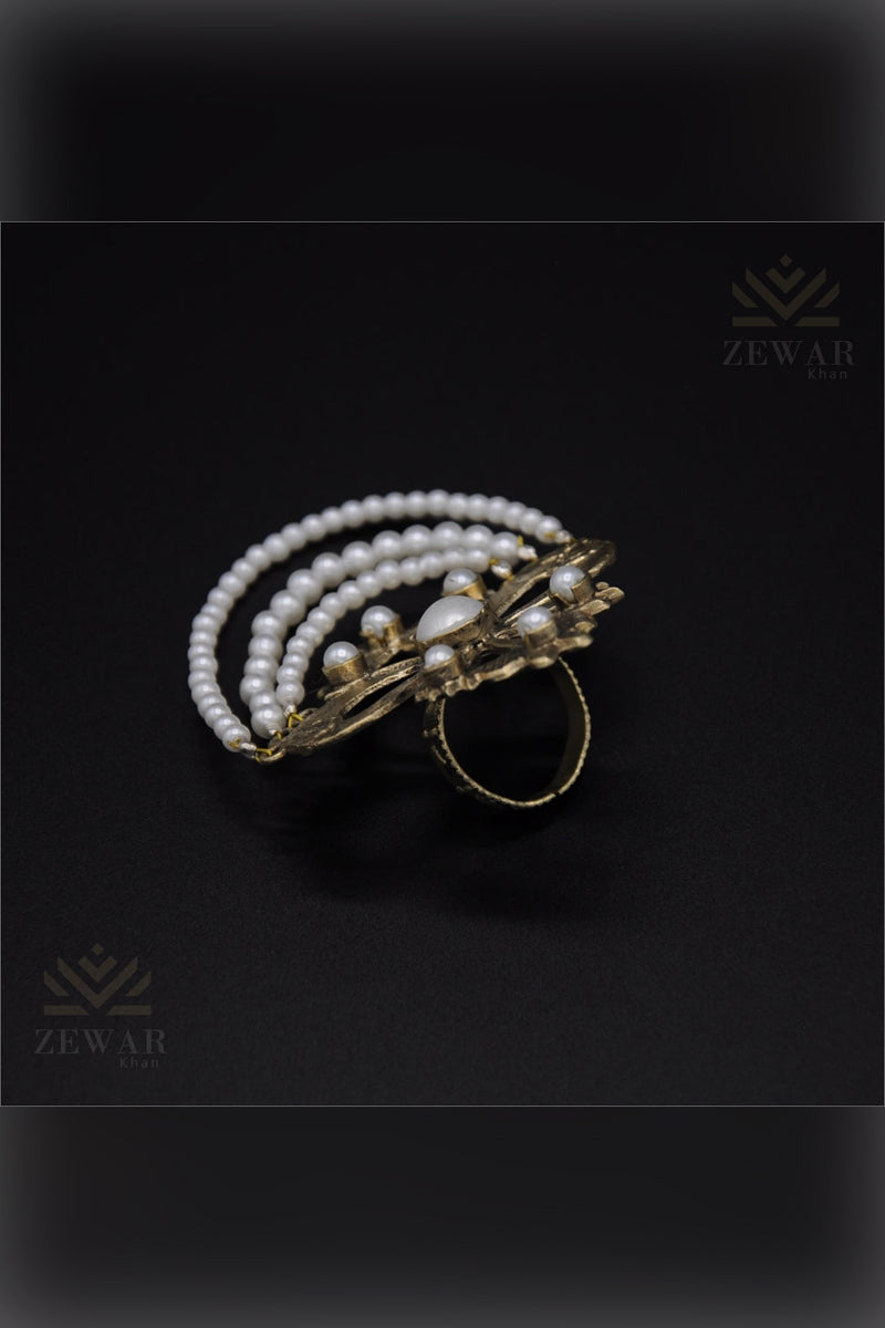 Bow and Pearl Ring (RG-02)
